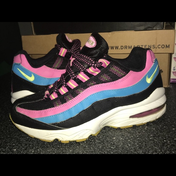 air max 95 black pink and blue